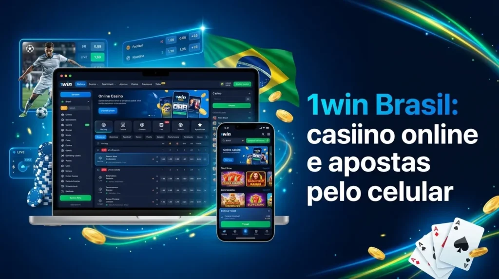 1win Brasil com caça-níqueis, cassino ao vivo e apostas em futebol